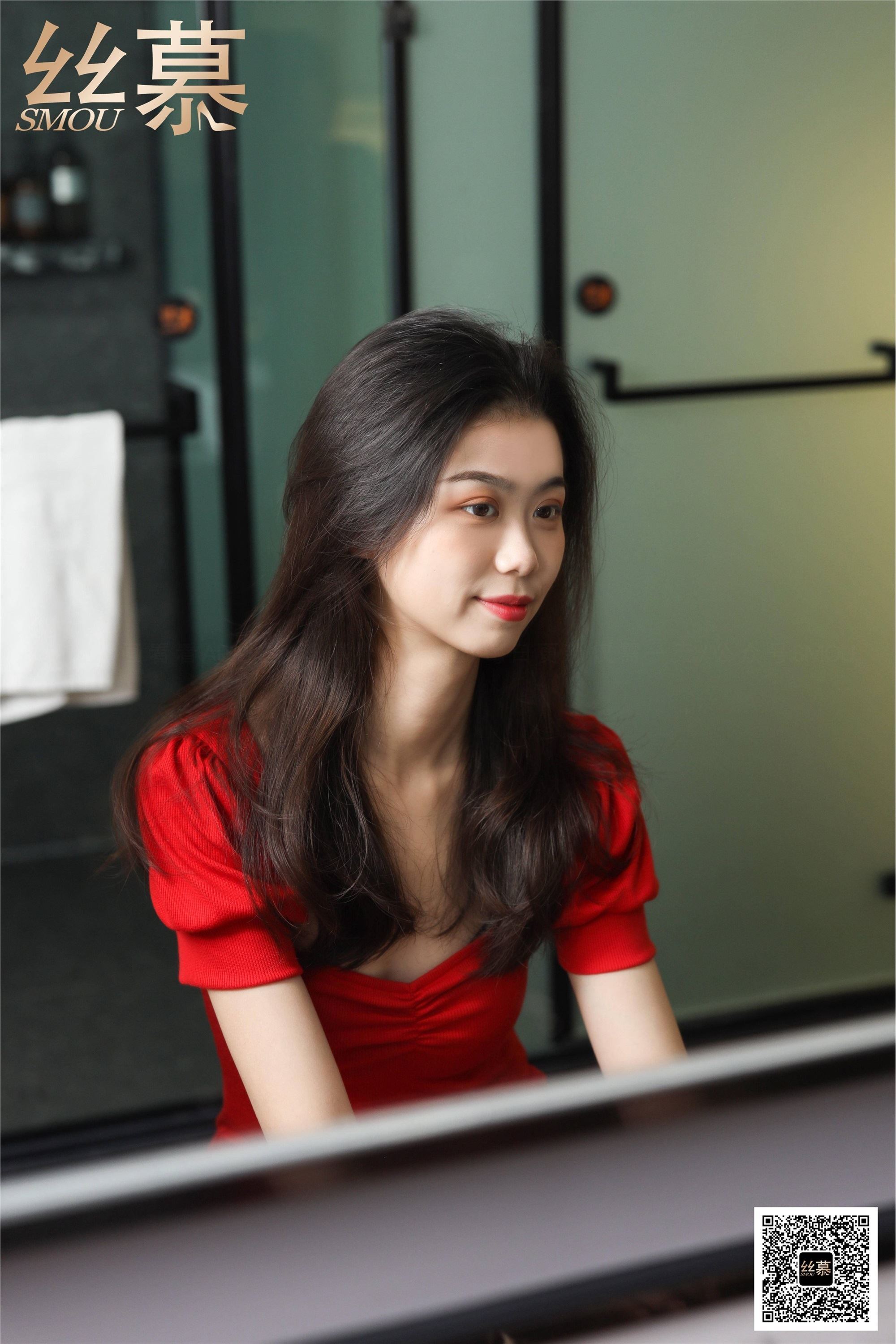 丝慕写真 SM413 天天一元 模特：芝芝《BONAS超薄款连裤袜》